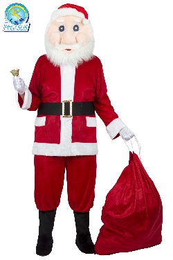 BABBO NATALE MASCOTTE PROFESSIONALE 